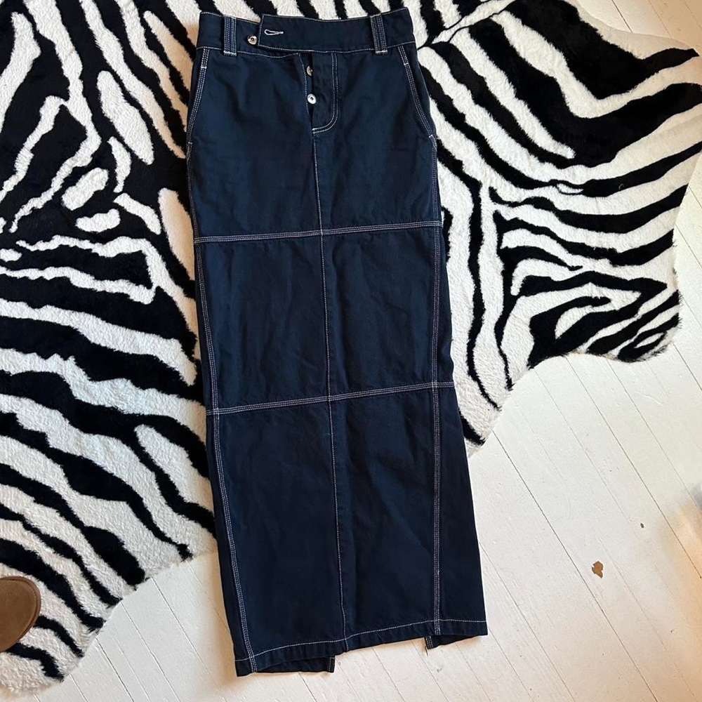 Helsa maxi skirt navy